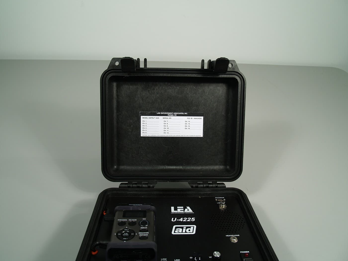 VHF RADIO-RX - FCC ID KAVU4225 - Law Enforcement Associates Inc (3)