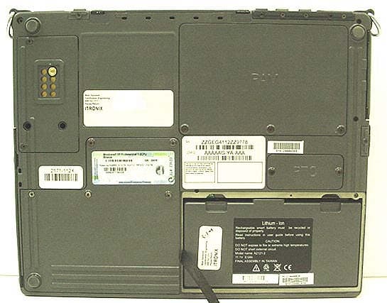 Rugged Laptop PC with WLAN - FCC ID KBCIX260PRO2200 - General Dynamics Itronix Corporation (3)