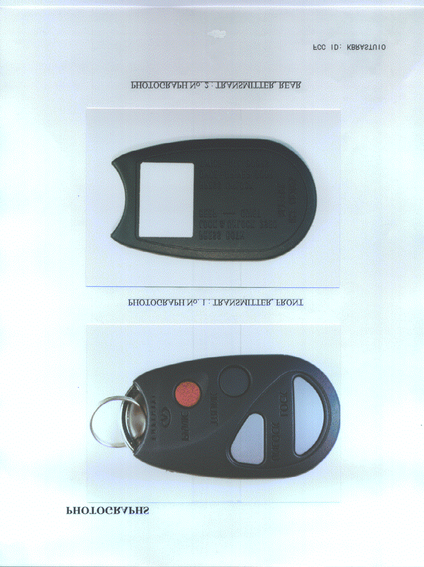 Keyless Entry System for Cars - FCC ID KBRASTU10 - Marelli Corporation (2)