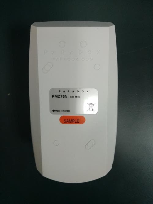 Wireless PIR Motion Detector - FCC ID KDYPMD75N - Paradox Security Systems