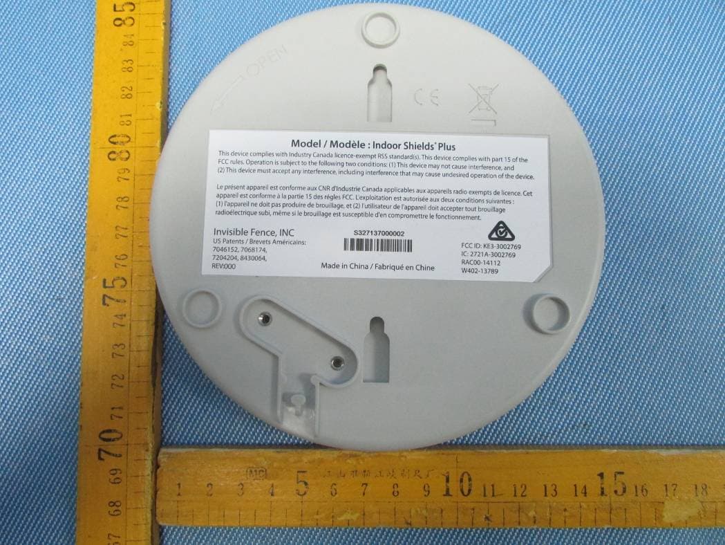 INDOOR SHIELDS PLUS - FCC ID KE3-3002769 - Radio Systems Corp