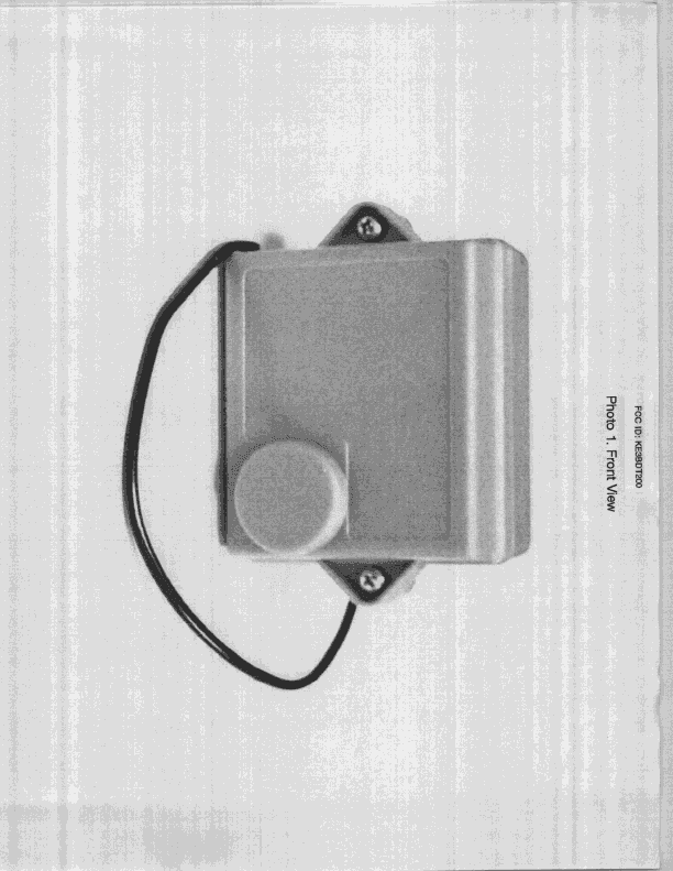 CRR - Superregenerative Receiver - FCC ID KE3BDT200 - Radio Systems Corp