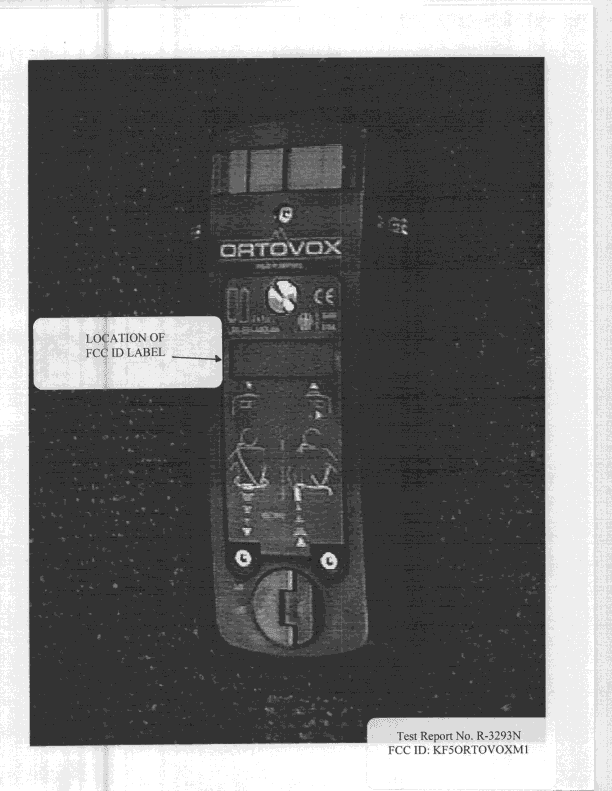 DCD - Part 15 Low Power Transmitter Below 1705 kHz - FCC ID KF5ORTOVOXM1 - Ortovox Sportartikel GmbH (3)