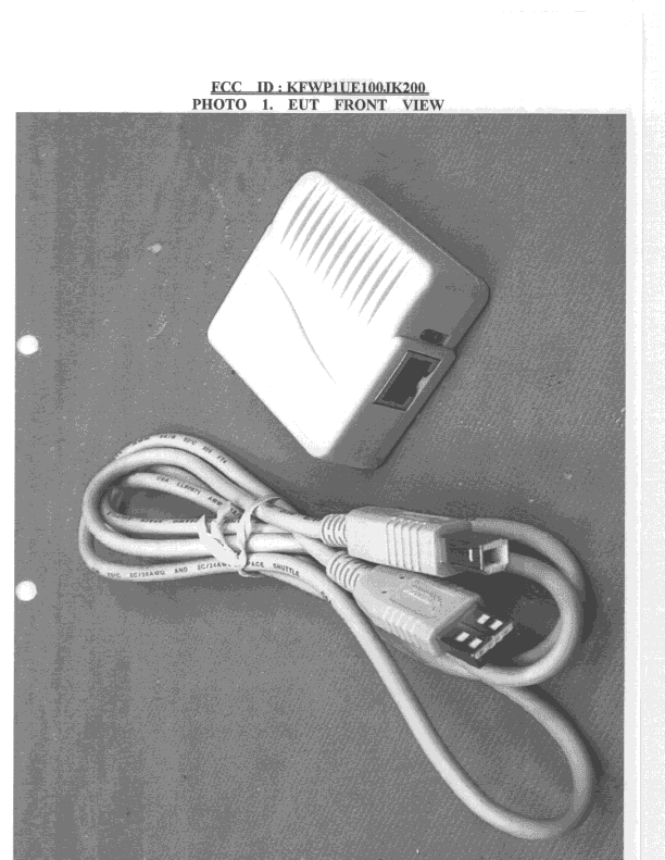 JBP - Part 15 Class B Computing Device Peripheral - FCC ID KFWP1UE100JK200 - Ruby Tech Corp. (2)