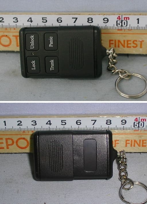 340 MHz CAR ALARM TRANSMITTER - FCC ID KG5TX4 - Remostar Technology Corp