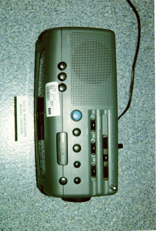 Weather Band Radio - FCC ID KHKCK5446N - Wai Hang Electronic Co Ltd
