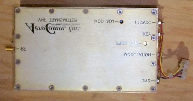 Non Broadcast Transmitter for radio Telemetry - FCC ID KJA501540302 - Aerocomm Inc