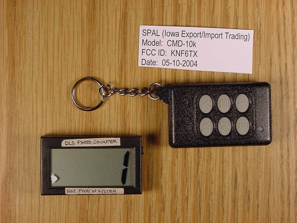 Automotive Aftermarket Transmitter - FCC ID KNF6TX - SPAL USA