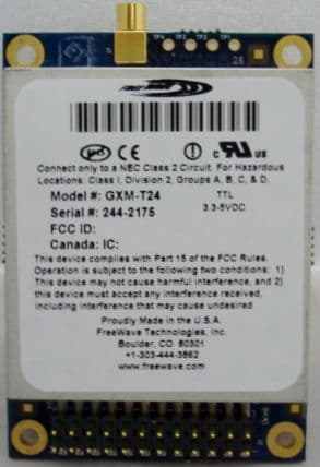 GXM-T14, GXM-T24 - FCC ID KNYAMI0032AT - FreeWave Technologies Inc.