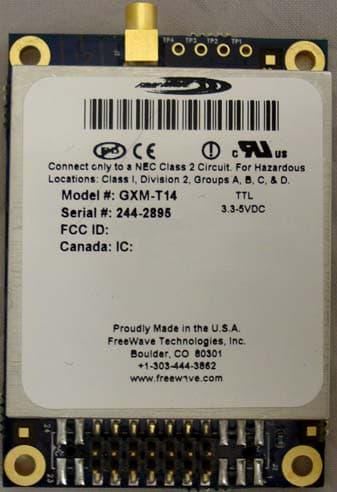 GXM-T14, GXM-T24 - FCC ID KNYAMI0032AT - FreeWave Technologies Inc. (2)