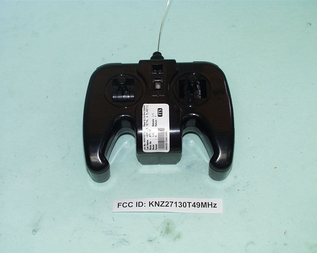Toy Remote Control - FCC ID KNZ27130T49MHZ - DSI (HK) Ltd