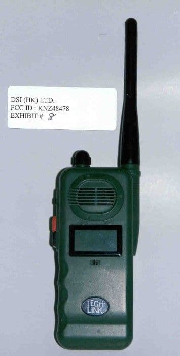 Walkie Talkie - FCC ID KNZ48478 - DSI (HK) Ltd