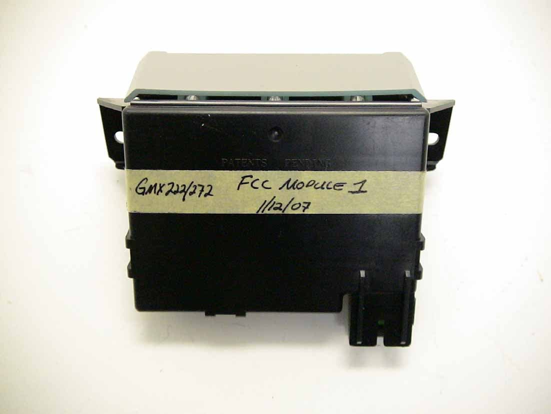 Remote Control Transmitter - FCC ID KOBGTE06A - Lear Corporation