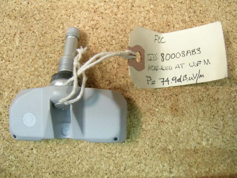 Tire Pressure Monitor System - FCC ID KOBHT05ATPM - Lear Corporation (2)