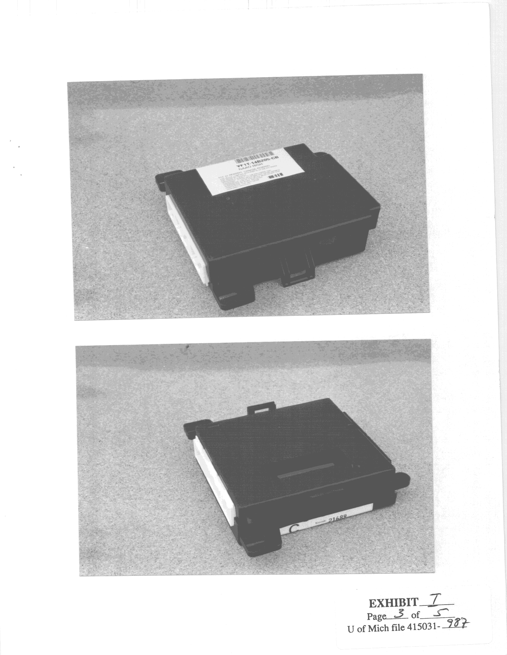 CRR - Superregenerative Receiver - FCC ID KOBUTAD1861 - Lear Corporation