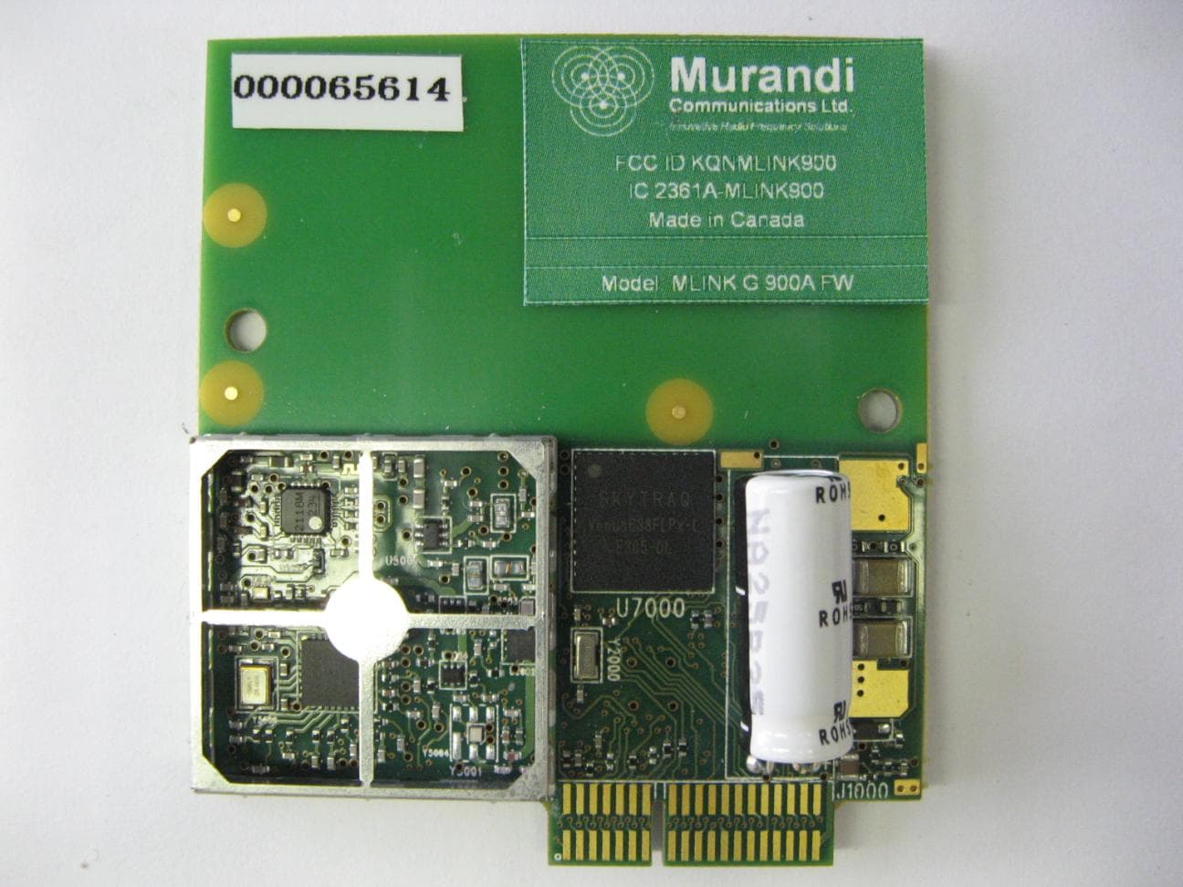 FREQUENCY HOPPING TRANSCEIVER WITH GPS - FCC ID KQNMLINK900 - Murandi Communications Ltd (1)