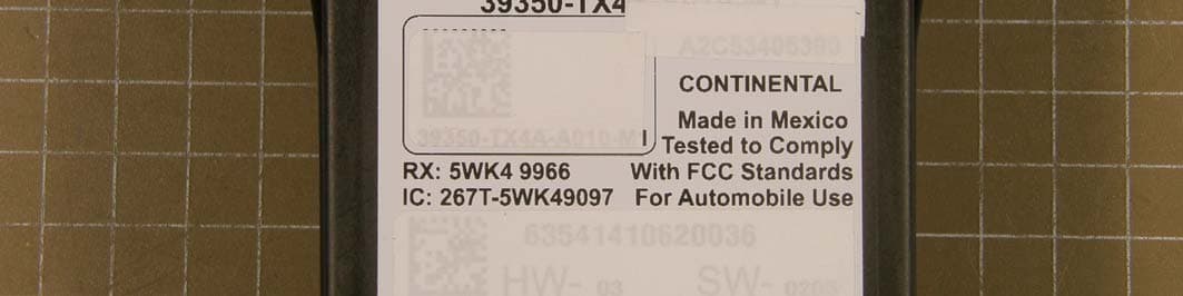 Transmitter - FCC ID KR539350TX4 - Continental Automotive Technologies GmbH (5)