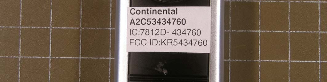 Transmitter - FCC ID KR5434760 - Continental Automotive Technologies GmbH (5)