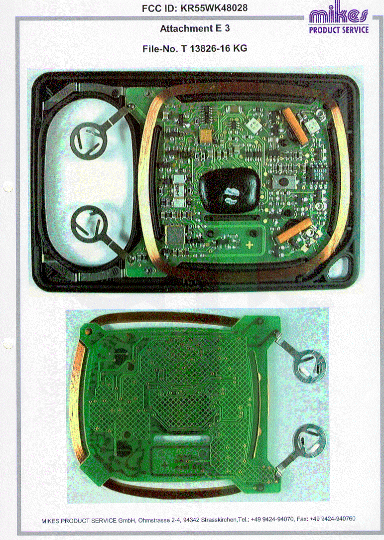 Car Security Remote Control - FCC ID KR55WK48028 - Continental Automotive Technologies GmbH (1)