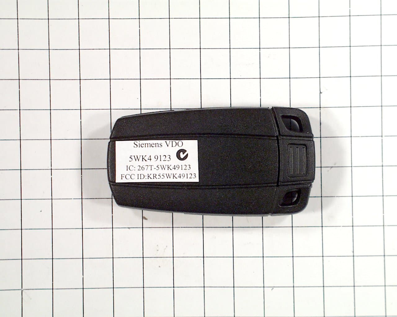 KEY 5WK4 9123 - FCC ID KR55WK49123 - Continental Automotive Technologies GmbH