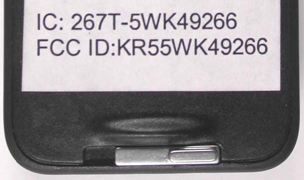 KEYLESS CAR ENTRY - FCC ID KR55WK49266 - Continental Automotive Technologies GmbH (4)