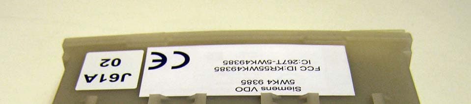 Inductive System, Vehicle Immobilizer - FCC ID KR55WK49385 - Continental Automotive Technologies GmbH (2)