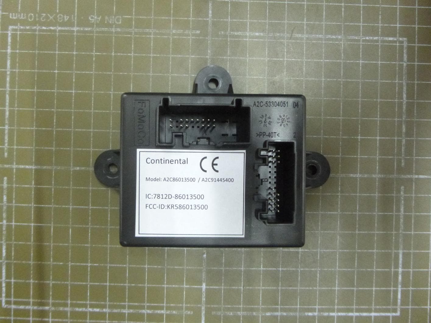 Transmitter - FCC ID KR586013500 - Continental Automotive Technologies GmbH (1)