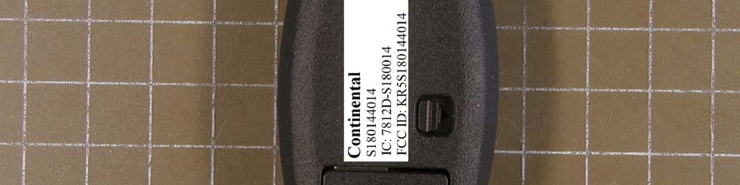 Keyless Entry System - FCC ID KR5S180144014 - Continental Automotive Technologies GmbH (1)