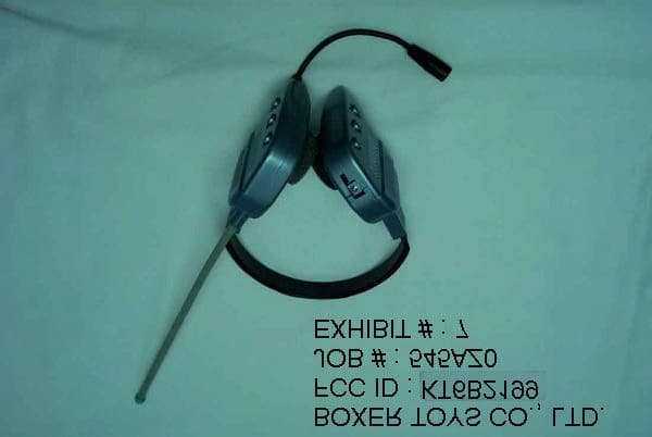 Homodyne Walkie-Talkie - FCC ID KT6B2199 - Boxer Toys Company Limited