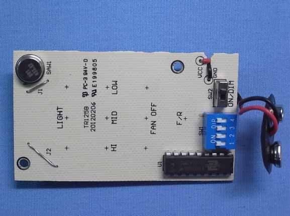 Ceiling Fan Remote Controller(Transmitter) - FCC ID KUJCE10010 - Chungear Industrial Co Ltd (2)