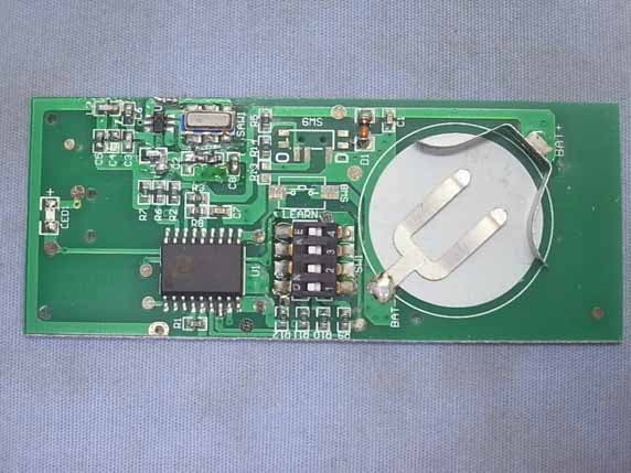 Ceiling Fan Remote Controller (Transmitter) - FCC ID KUJCE10302 - Chungear Industrial Co Ltd
