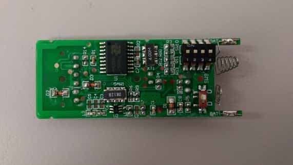 CEILING FAN REMOTE CONTROLLER (TRANSMITTER) - FCC ID KUJCE10319 - Chungear Industrial Co Ltd