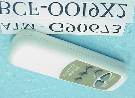 Fan/Light Remote Controller - FCC ID KUJCE9001 - Chungear Industrial Co Ltd