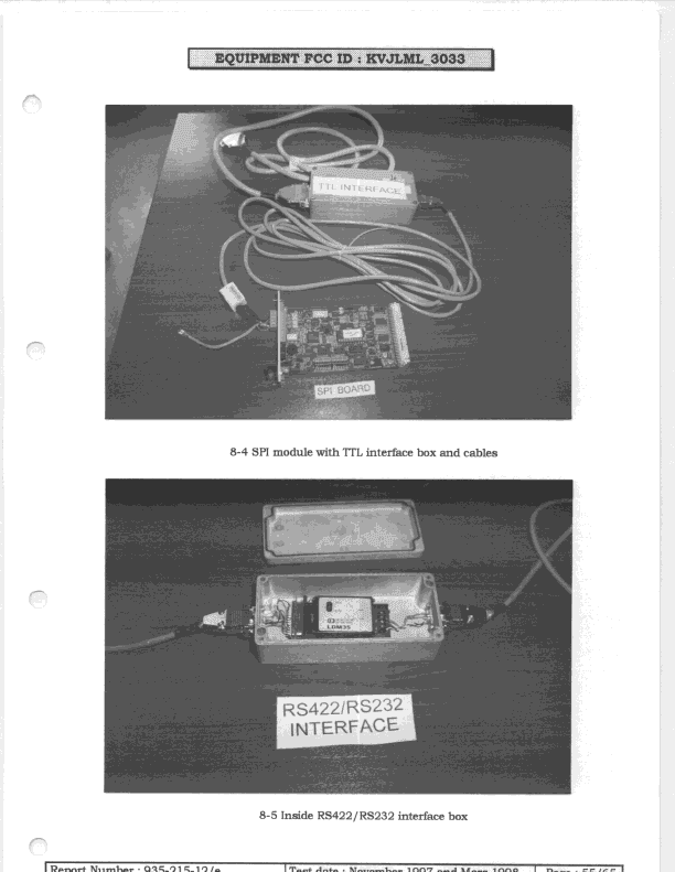 FDS - Part 15 Field Disturbance Sensor - FCC ID KVJLML3033 - THALES Communications (2)