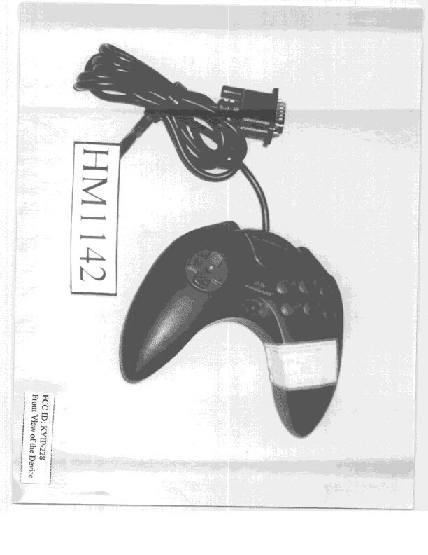 JBP - Part 15 Class B Computing Device Peripheral - FCC ID KYIP-228 - Std Manufacturing Limited