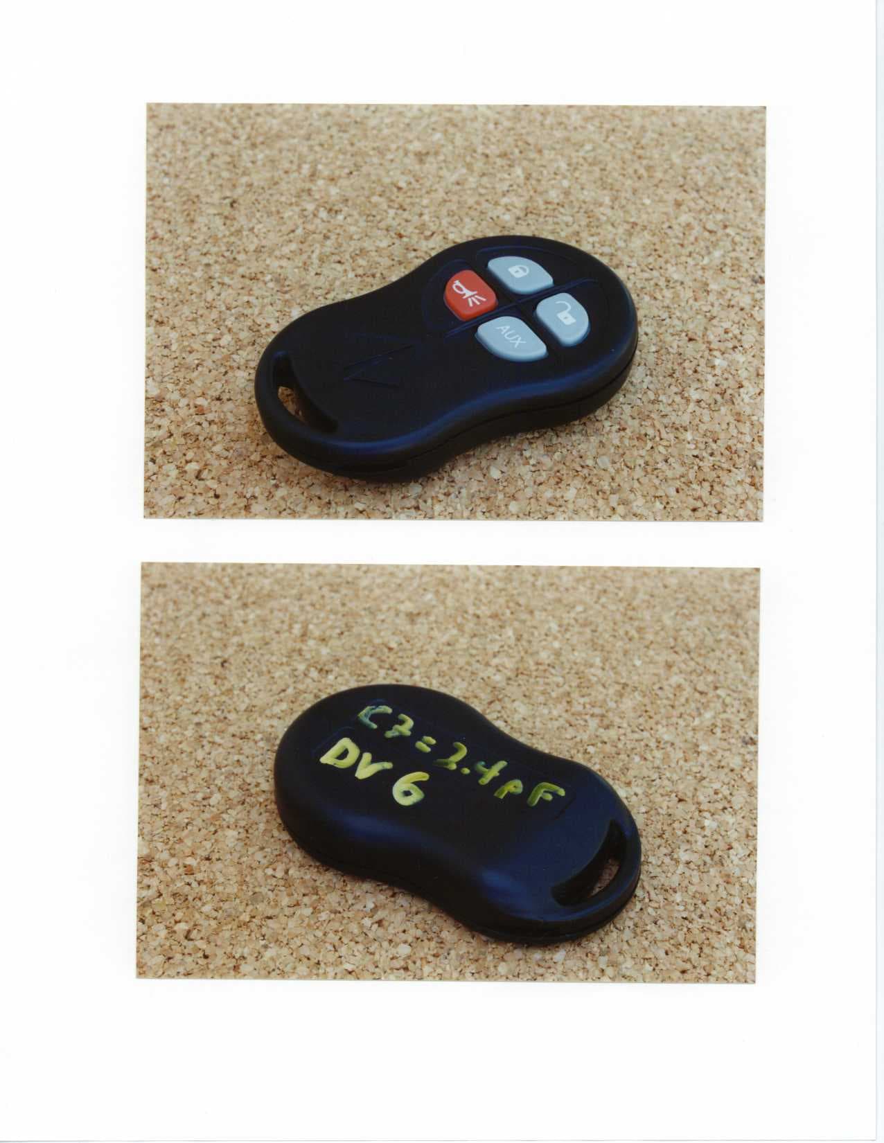 Remote Keyless Entry/Security Device - FCC ID KYPNAV01TX1 - Yazaki North America Inc