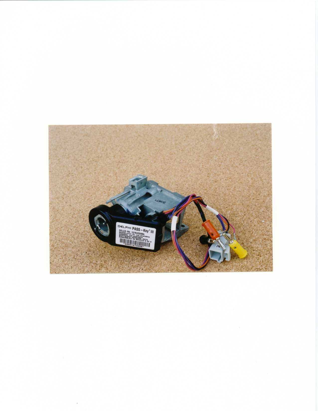 DCD - Part 15 Low Power Transmitter Below 1705 kHz - FCC ID L2C0010TR - APTIV Services US LLC