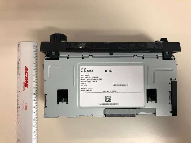 Radio GP - AM/FM, DAB - FCC ID L2C0081TR - APTIV Services US LLC (4)