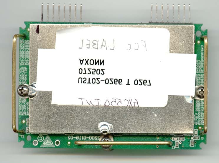 AXC550 (Internal) Transceiver - FCC ID L2VAXC550INT - Spot LLC (2)