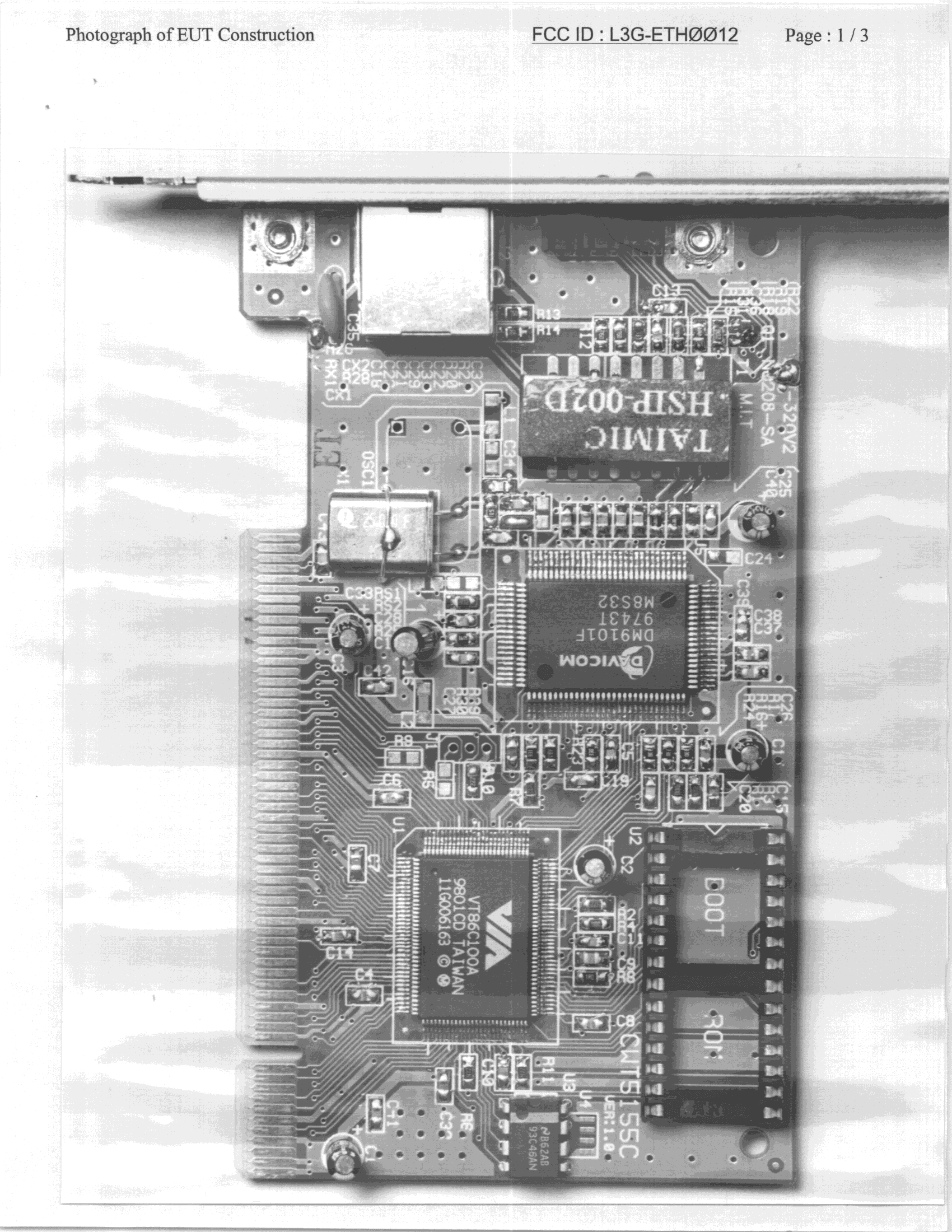 JBP - Part 15 Class B Computing Device Peripheral - FCC ID L3G-ETH0012 - Alfa Inc (2)