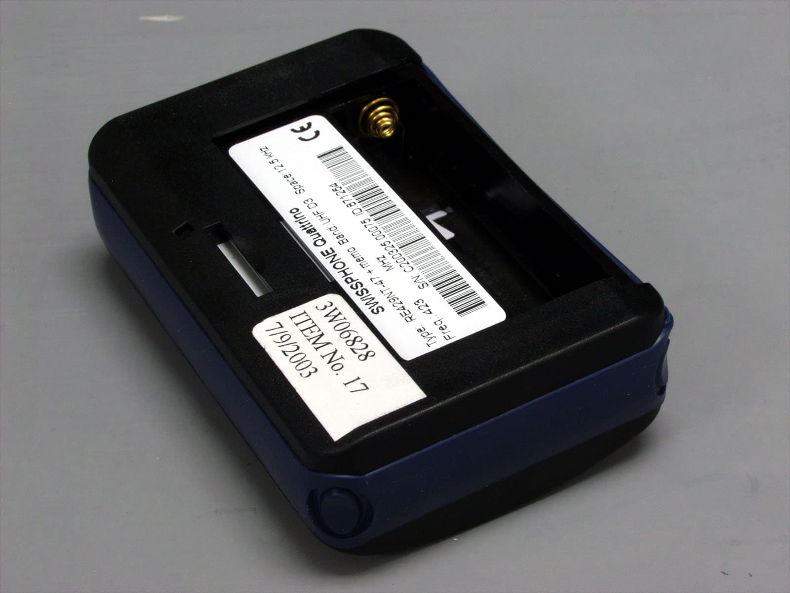 RE429NT + UHF - FCC ID L3M871UHF - Swissphone Wireless AG