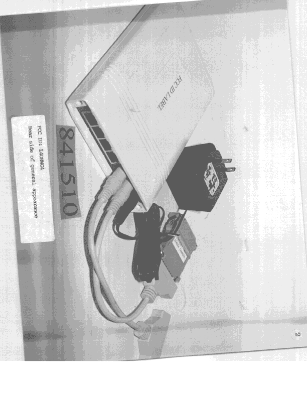 JBP - Part 15 Class B Computing Device Peripheral - FCC ID L4ONWG4 - CIS Technology Inc
