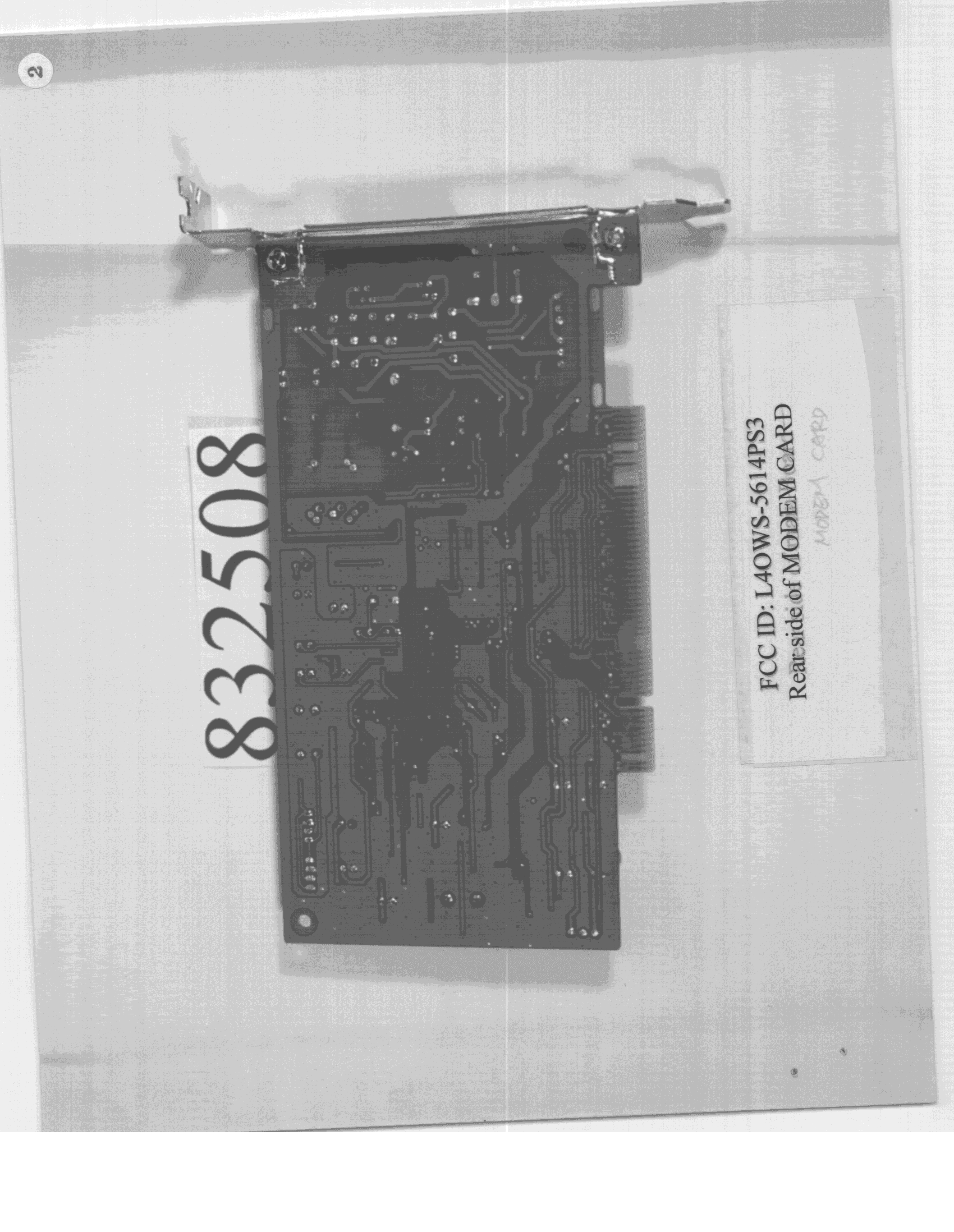 56k Modem Card - FCC ID L4OWS-5614PS3 - CIS Technology Inc (2)