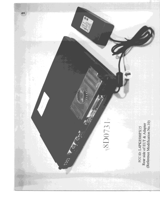 JBC - Part 15 Class B Computing Device/Personal Computer - FCC ID L4PK8500PX15 - Kapok Computer Co