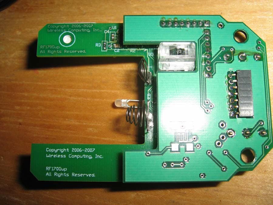 Wireless Mouse - FCC ID L7MR170 - Wireless Computing Inc
