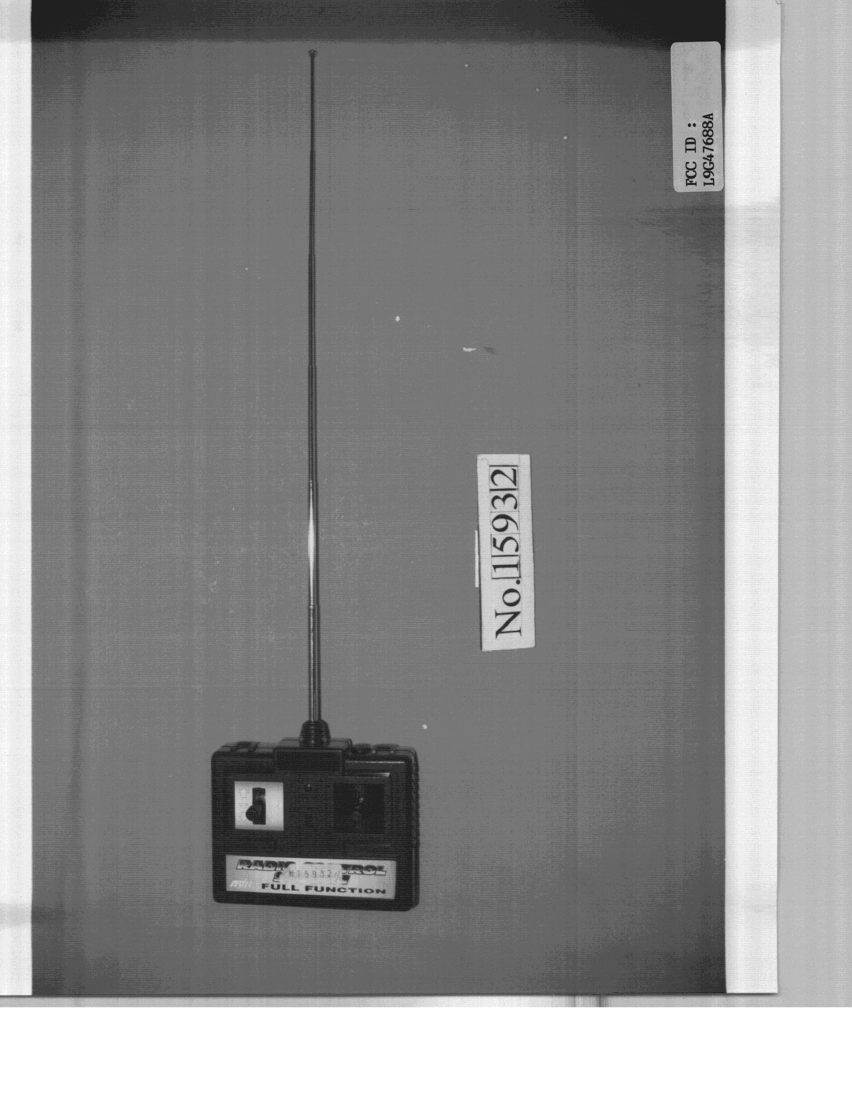 RC Toy Transmitter - FCC ID L9G47688A - Artin Industrial Co Ltd (2)