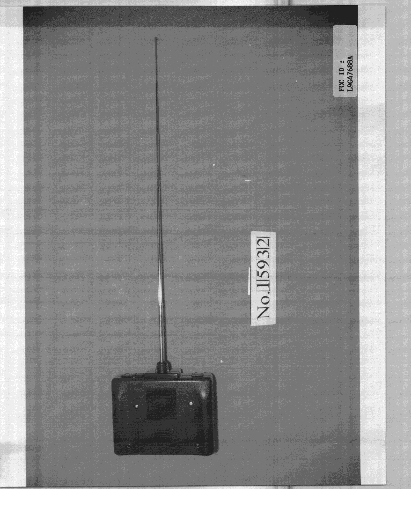 RC Toy Transmitter - FCC ID L9G47688A - Artin Industrial Co Ltd