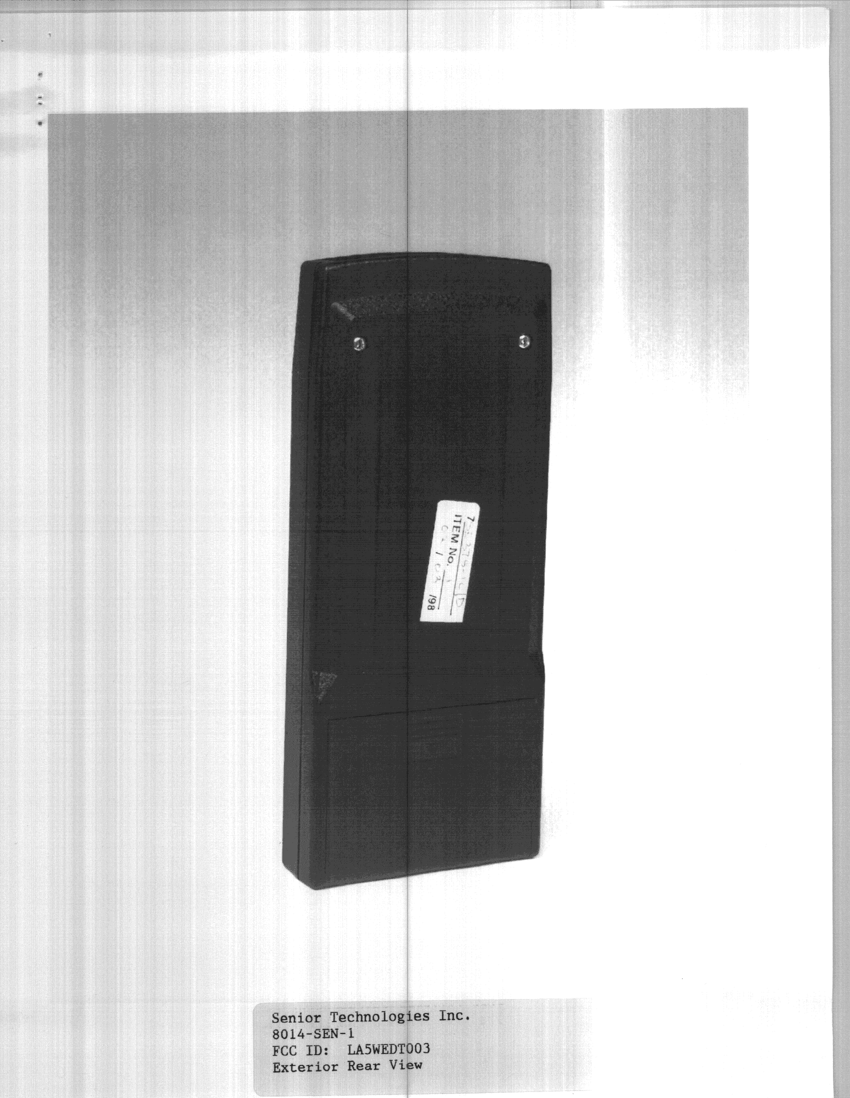 DCD - Part 15 Low Power Transmitter Below 1705 kHz - FCC ID LA5WEDT003 - Senior Technologies Inc (2)