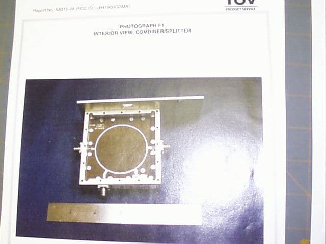 One/two Channel Amp - FCC ID LB41900CDMA - EMS Technologies Inc