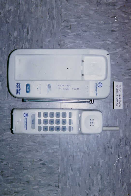900 MHz Cordless Phone - FCC ID LBBFF905B - Continental Conair Limited